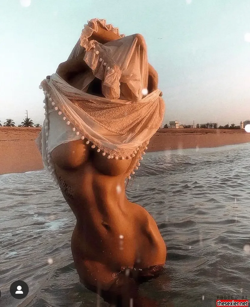 15 olga loera taking off dress in water without panties perfect boobs thdc47