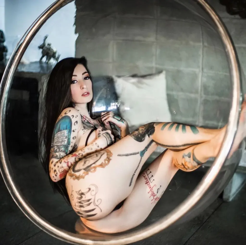 58 hot inked model jacqueline faccio hot booty jfnp66