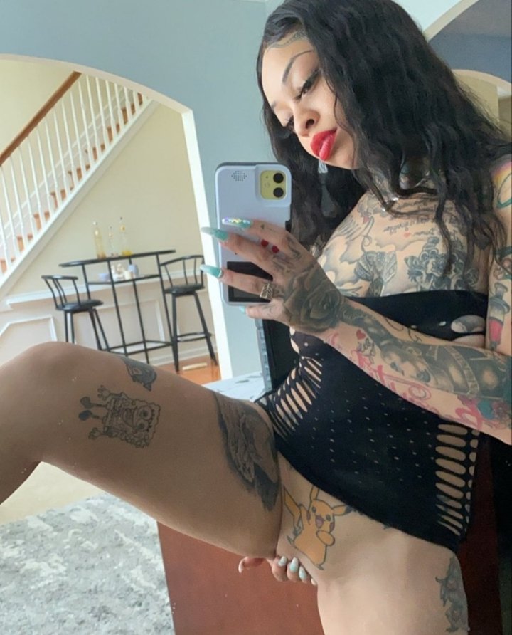 84 black inked chick selfie covering pussy bhhc128 720x892