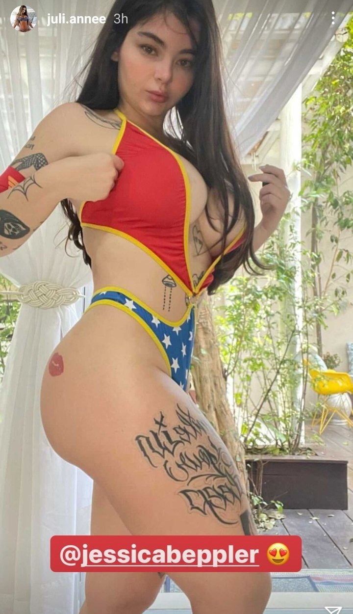 30 cute inked babe in sexy outfit hct67