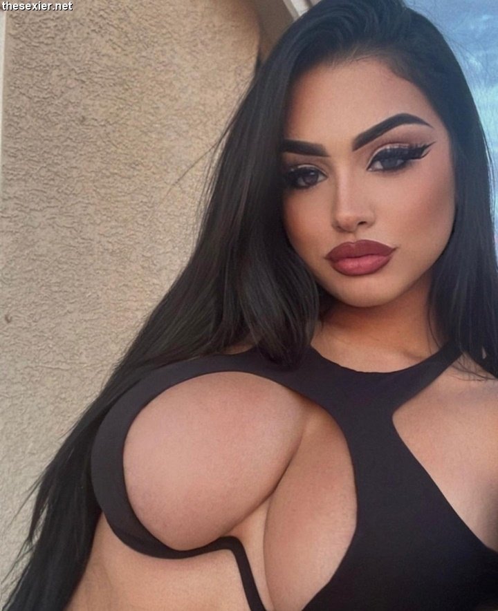 20 beautiful brunette nadia khar big boobs selfie hink48