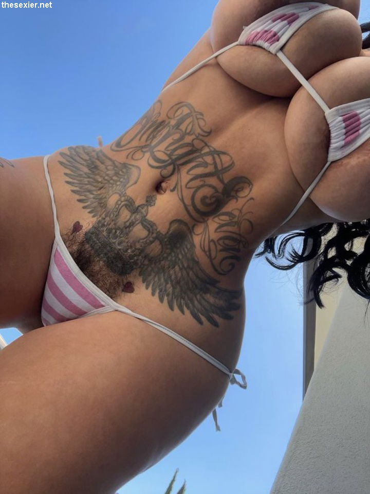 4 hot tattooed chick brittanya razavi in tiny bikini brnp49