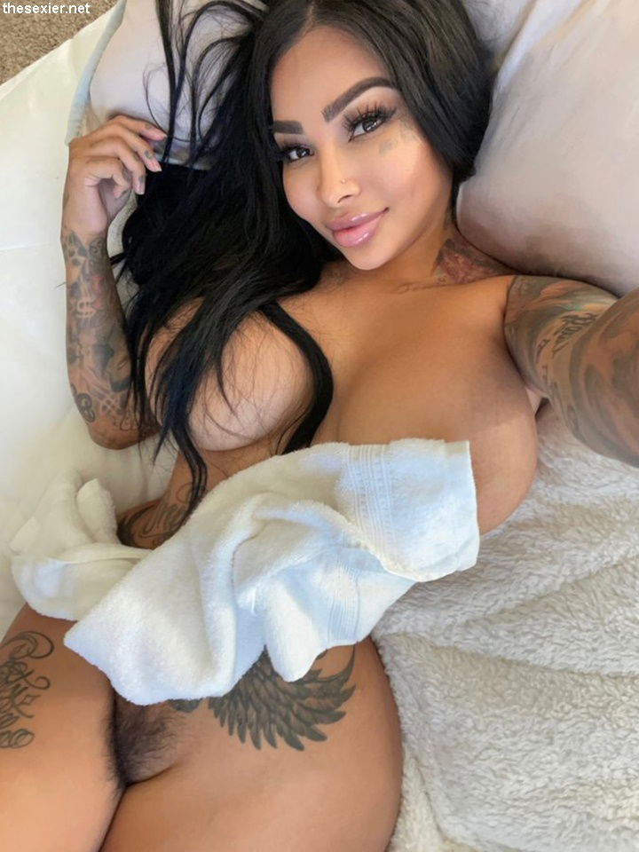 44 beautiful brunette brittanya razavi nude in bed brnp49